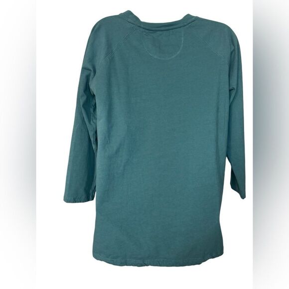 LAKE 100% Cotton Side Slit Lounge Sweater - Picture 6 of 10